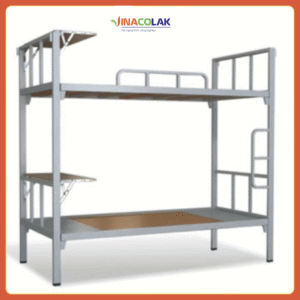 Thiết kế và kiểu dáng của giường tầng sắt sinh viên có bàn học