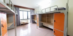 giường sắt sinh viên ký túc xá