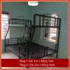 Giường tầng sắt hộp vuông Rộng 1m6/1m4 Dài 2m