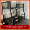 GIƯỜNG SẮT LỆCH TẦNG RỘNG 1M2