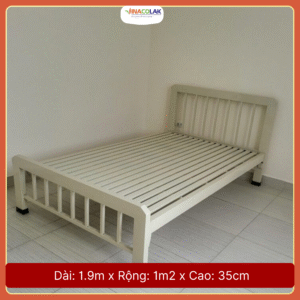 giường sắt đơn rộng 1m2