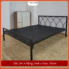 giường sắt đơn rộng 1m6