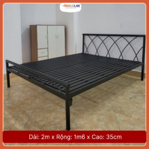 giường sắt đơn rộng 1m6
