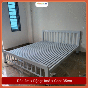 Giường sắt đơn cao cấp rộng 1m8
