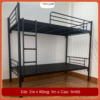 Giường sắt 2 tầng homestay rộng 1m